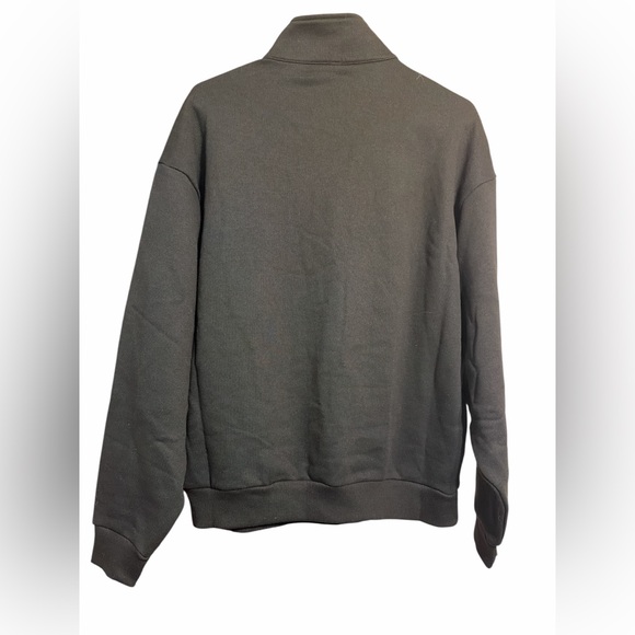 Alo Yoga Accolade 1/4 Zip Pullover Black Size S Oversized BNWT - Picture 4 of 6